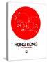 Hong Kong Red Subway Map-NaxArt-Stretched Canvas
