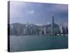 Hong Kong Skyline and Victoria Harbour, Hong Kong, China-Amanda Hall-Stretched Canvas