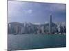 Hong Kong Skyline and Victoria Harbour, Hong Kong, China-Amanda Hall-Mounted Photographic Print