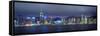 Hong Kong Skyline from Kowloon, China-Jon Arnold-Framed Stretched Canvas