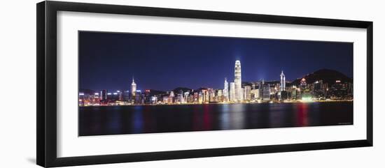 Hong Kong Skyline from Kowloon, China-James Montgomery Flagg-Framed Photographic Print