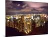 Hong Kong Skyline from Victoria Mountain, China-Bill Bachmann-Mounted Photographic Print