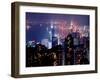 Hong Kong Skyline from Victoria Peak, China-Russell Gordon-Framed Premium Photographic Print