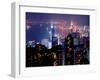 Hong Kong Skyline from Victoria Peak, China-Russell Gordon-Framed Premium Photographic Print