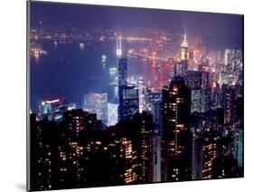 Hong Kong Skyline from Victoria Peak, China-Russell Gordon-Mounted Premium Photographic Print