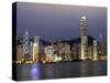 Hong Kong Skyline with Victoris Peak, China-Bill Bachmann-Stretched Canvas