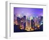 Hong Kong Skyline-Sean Pavone-Framed Photographic Print