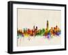 Hong Kong Skyline-Michael Tompsett-Framed Art Print