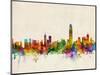 Hong Kong Skyline-Michael Tompsett-Mounted Art Print