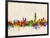 Hong Kong Skyline-Michael Tompsett-Framed Art Print