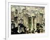 Hong Kong skyscrapers and apartment blocks at night-Martin Puddy-Framed Photographic Print