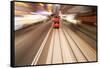 Hong Kong Tramways, China-Paul Souders-Framed Stretched Canvas
