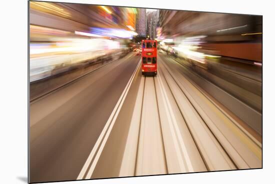 Hong Kong Tramways, China-Paul Souders-Mounted Photographic Print