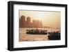 Hong Kong, Tsim Sha Tsui, View of Skyline and Star Ferry-Stuart Westmorland-Framed Photographic Print