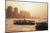 Hong Kong, Tsim Sha Tsui, View of Skyline and Star Ferry-Stuart Westmorland-Mounted Photographic Print