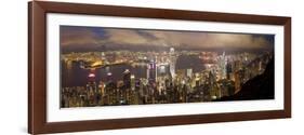 Hong Kong, View from Victoria Peak, China-Gavin Hellier-Framed Photographic Print