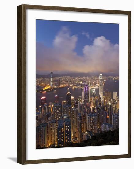 Hong Kong, View from Victoria Peak, China-Gavin Hellier-Framed Photographic Print