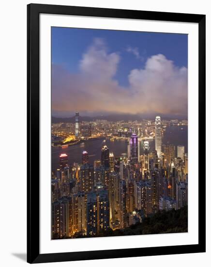 Hong Kong, View from Victoria Peak, China-Gavin Hellier-Framed Photographic Print