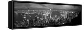 Hong Kong, View from Victoria Peak, China-Gavin Hellier-Framed Stretched Canvas