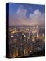 Hong Kong, View from Victoria Peak, China-Gavin Hellier-Stretched Canvas