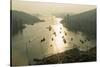 Hong Kong Water View from High Up in a Tall Building-Jason Lovell-Stretched Canvas