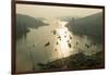 Hong Kong Water View from High Up in a Tall Building-Jason Lovell-Framed Photographic Print