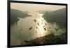 Hong Kong Water View from High Up in a Tall Building-Jason Lovell-Framed Photographic Print