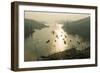 Hong Kong Water View from High Up in a Tall Building-Jason Lovell-Framed Premium Photographic Print