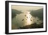 Hong Kong Water View from High Up in a Tall Building-Jason Lovell-Framed Premium Photographic Print