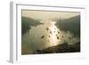 Hong Kong Water View from High Up in a Tall Building-Jason Lovell-Framed Premium Photographic Print