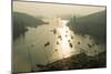 Hong Kong Water View from High Up in a Tall Building-Jason Lovell-Mounted Premium Photographic Print