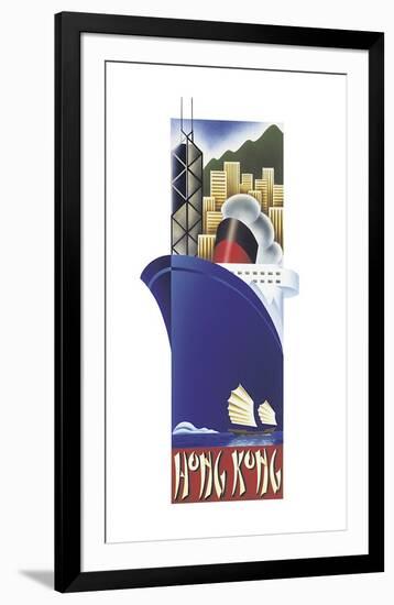 Hong Kong-Steve Forney-Framed Giclee Print