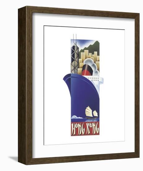 Hong Kong-Steve Forney-Framed Art Print