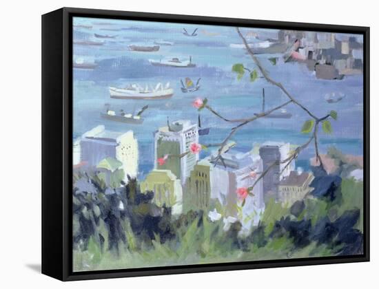 Hong Kong-Anne Durham-Framed Stretched Canvas