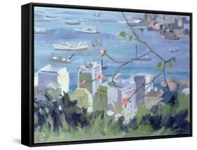 Hong Kong-Anne Durham-Framed Stretched Canvas