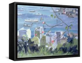 Hong Kong-Anne Durham-Framed Stretched Canvas