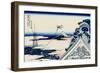 Honganji Temple At Asakusa In The Eastern Capital-Katsushika Hokusai-Framed Giclee Print