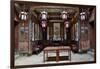 Hongcun Village, Interior of Home, UNESCO World Heritage Site-Darrell Gulin-Framed Premium Photographic Print