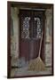 Hongcun Villiage, Doorway with Broom, China, UNESCO-Darrell Gulin-Framed Premium Photographic Print