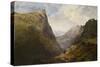 Honister Crag by Theophil Lindsey Aspland-Theophil-Lindsey Aspland-Stretched Canvas