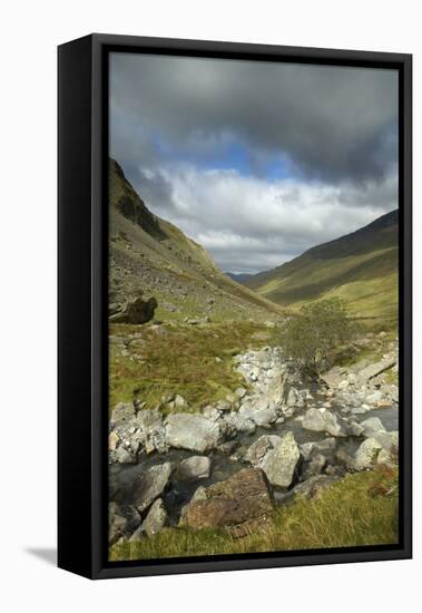 Honister Pass, Lake District National Park, Cumbria, England, United Kingdom, Europe-David Wogan-Framed Stretched Canvas