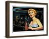 Honky-Tonk Hero - Saturday Evening Post "Leading Ladies", December 31, 1955 pg.20-Robert Stanley-Framed Giclee Print