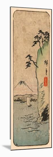 Honmoku Kara No Fuji [O Nozomu]-Utagawa Hiroshige-Mounted Premium Giclee Print