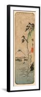 Honmoku Kara No Fuji [O Nozomu]-Utagawa Hiroshige-Framed Giclee Print