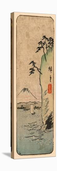 Honmoku Kara No Fuji [O Nozomu]-Utagawa Hiroshige-Stretched Canvas