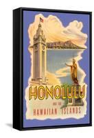 Honolulu and the Hawaiian Islands, Poster-null-Framed Stretched Canvas
