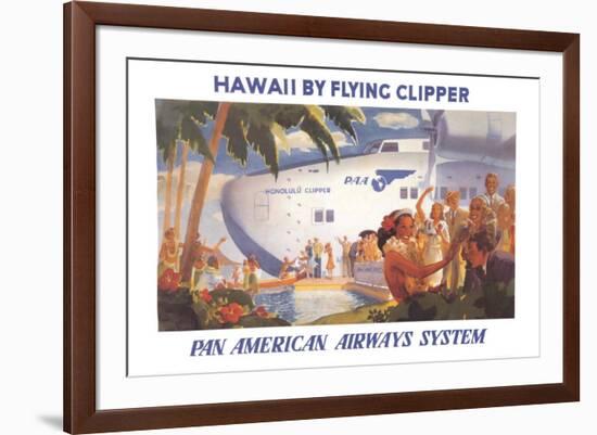 Honolulu Clipper-null-Framed Art Print