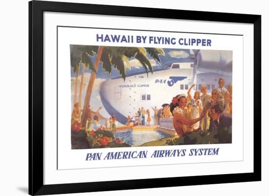 Honolulu Clipper-null-Framed Art Print