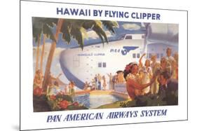 Honolulu Clipper-null-Mounted Art Print