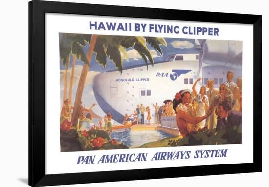 Honolulu Clipper-null-Framed Art Print